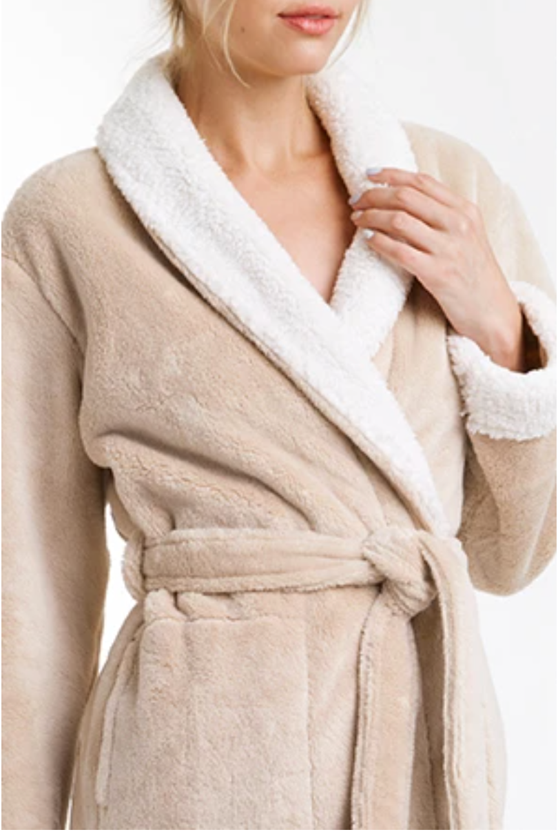 Sherpa Fleece Robe