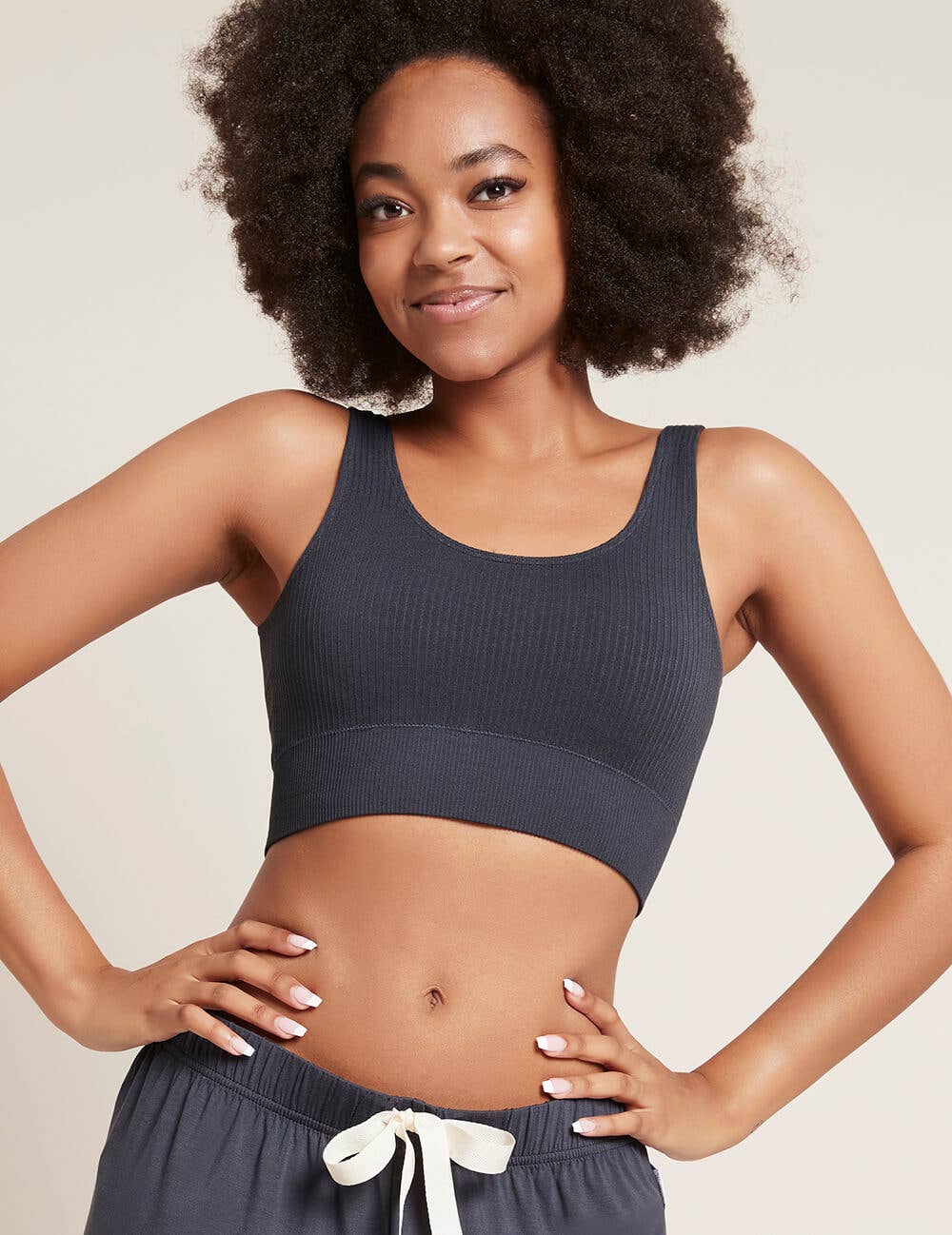 Bamboo Ribbed Seamless Bra