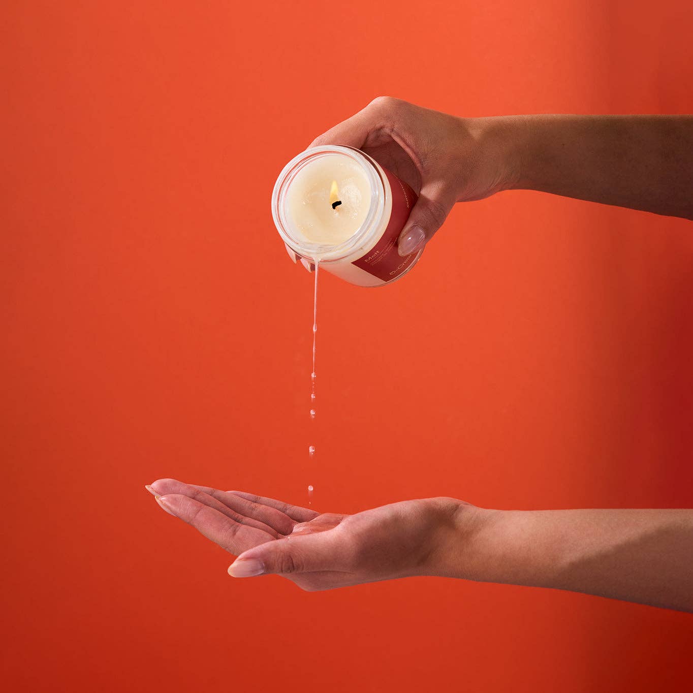 Massage Candle - Peach and Cream