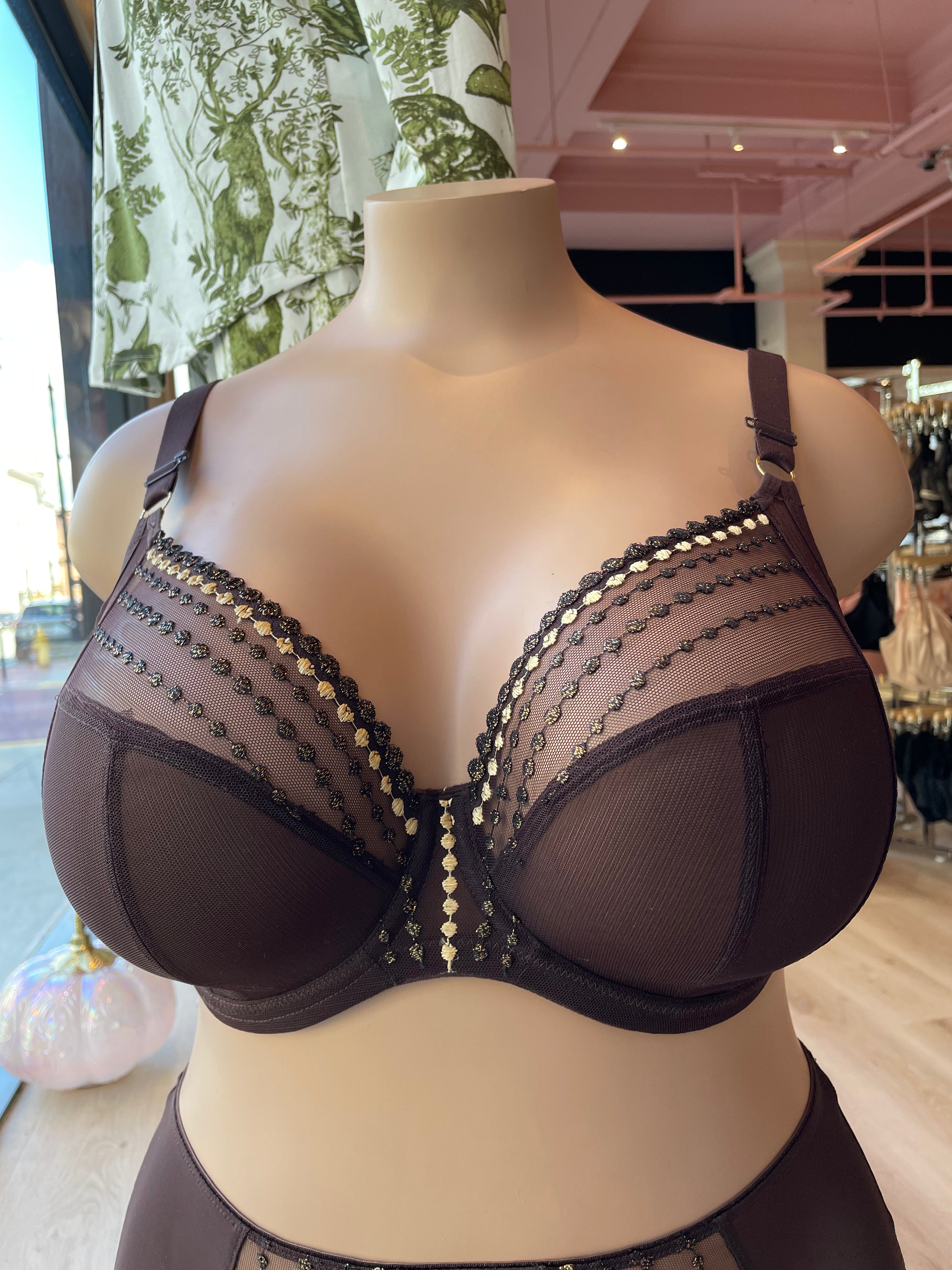 Elomi Matilda Plunge Bra - Gold Rush