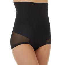 Leonisa Extra High Waisted Sheer Bottom Sculpting Panty with PowerSlim® fabric for tummy control, SmartLace® bottom for natural butt lift, and anti-slip grip lining for secure fit.