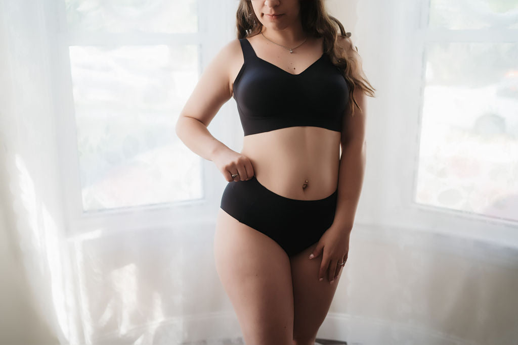 Evelyn & Bobbie Defy Bra