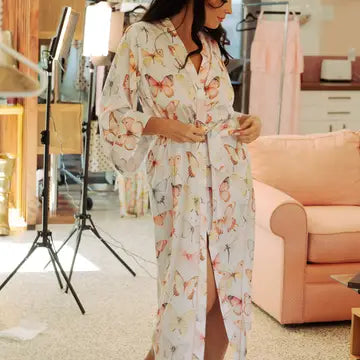 Kilo Brava Maxi Robe- Pastel Wings