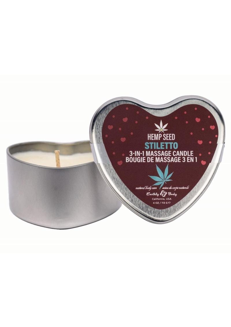 Hempseed Stiletto- 3-in-1 Massage Candle