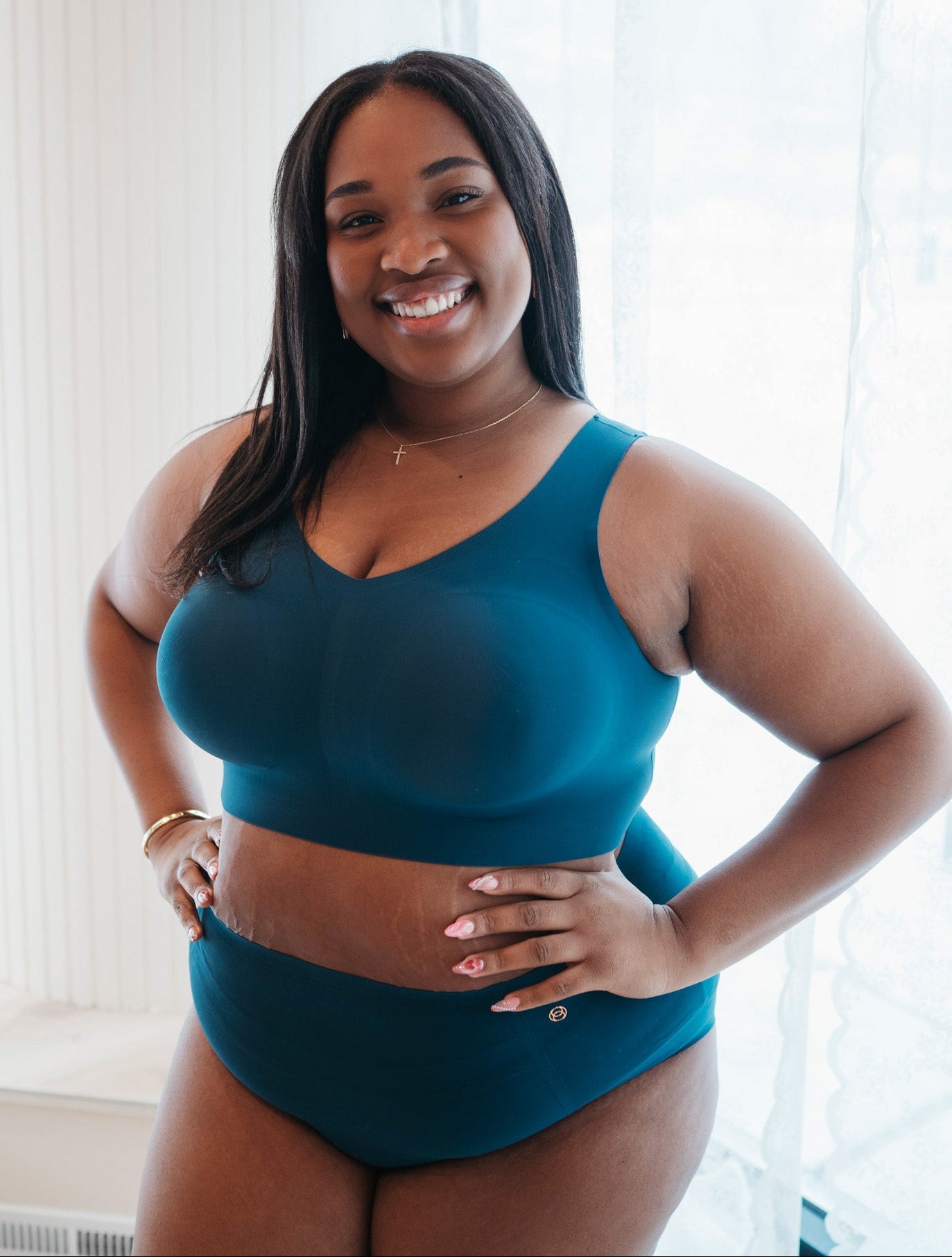 Evelyn & Bobbie Defy Bra - Deep Tide