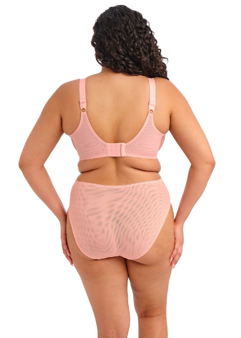 Elomi Zarla High Leg Brief – Rose Bud
