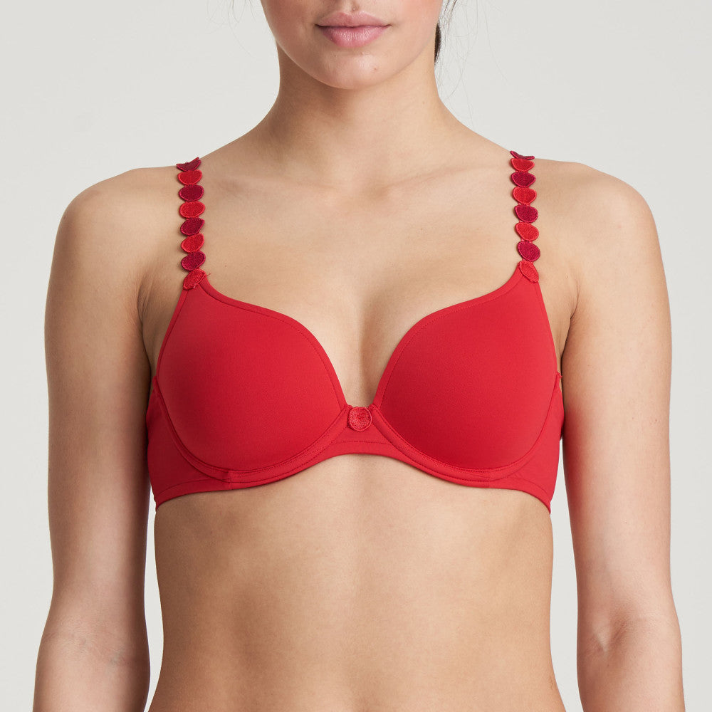 Marie Jo L'Aventure Tom Padded Bra - Heart Shape - Scarlet