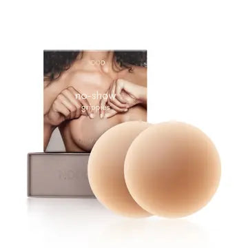 Grippies No Show Non Adhesive Reusable  Nipple Covers