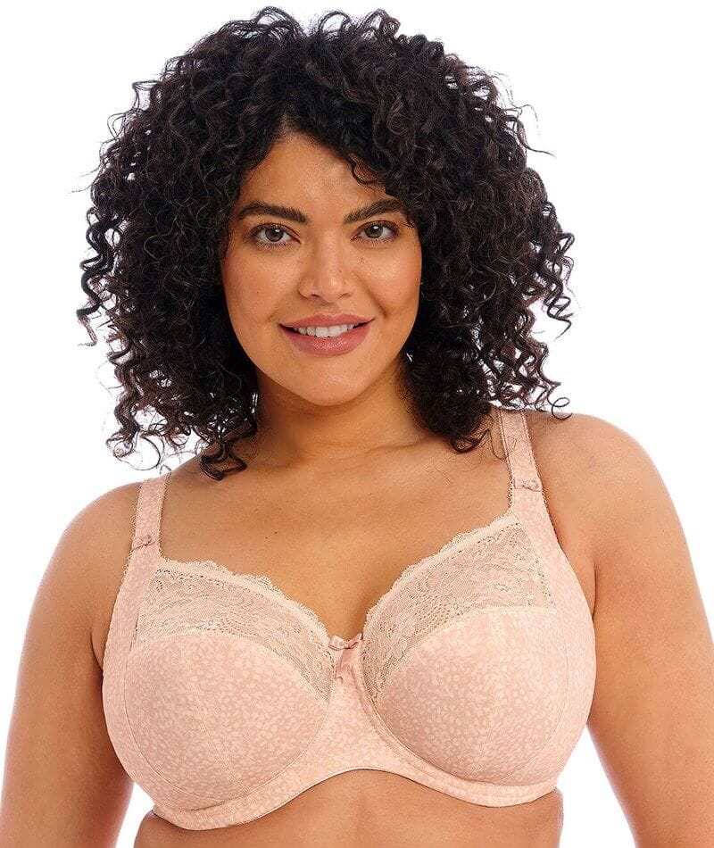 Elomi Morgan Stretch Banded Bra with stretch lace and side support panel, available at The O Shop, a luxury lingerie boutique in Worcester, MA, serving Central Massachusetts.