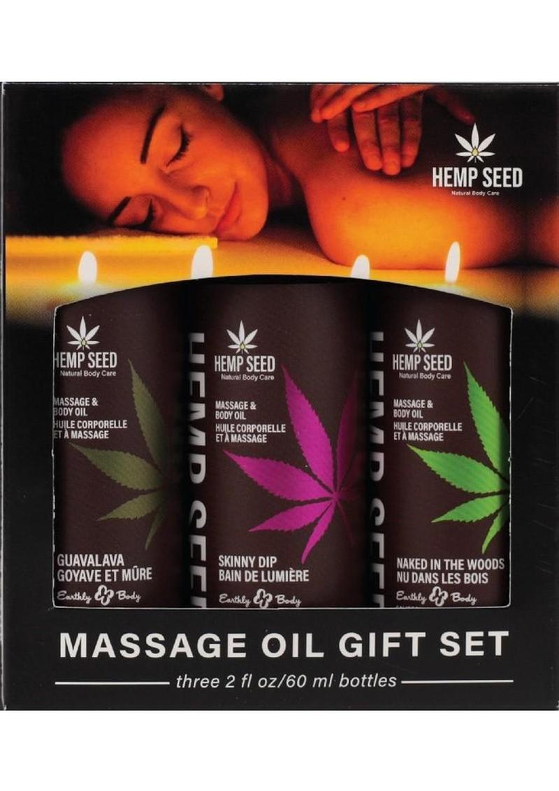 Hemp Seed Massage Oil Set