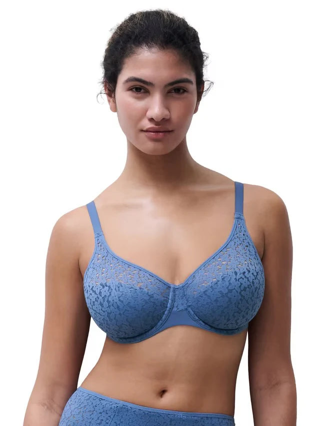 Norah Comfort Flex Fit Full Coverage Unlined Bra - Ocean Blue