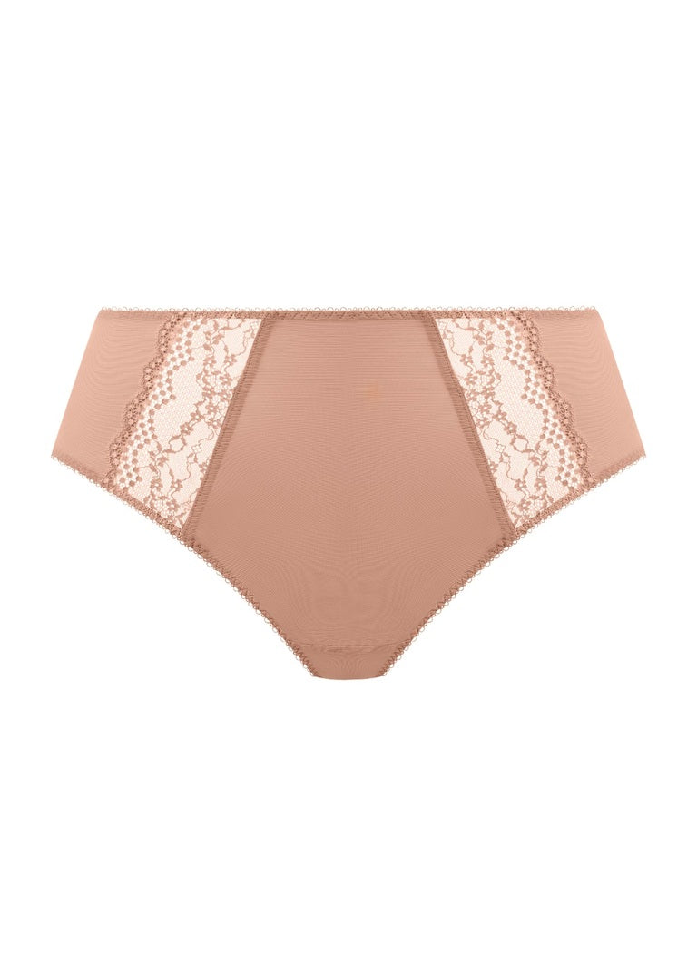 Elomi Lucie High Leg Brief - Mocha