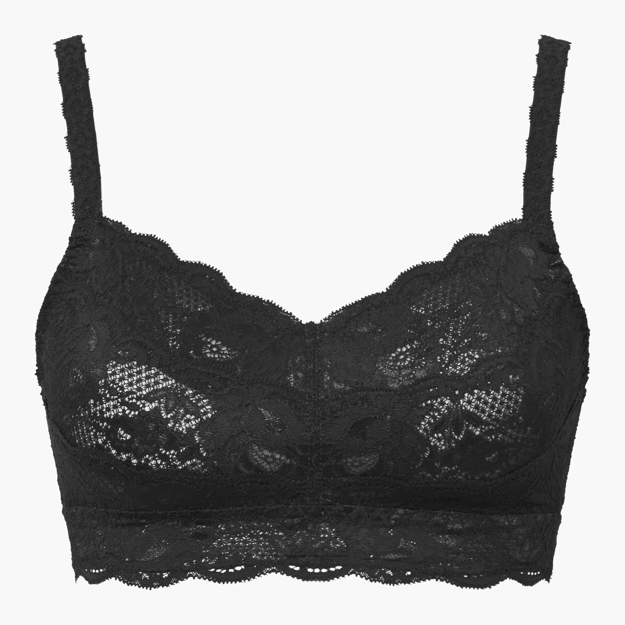 Never Say Never Curvy Soft Bralette - Black