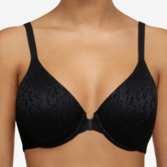 Chantelle Norah Comfort Lace Unlined Front Close Bra- Black
