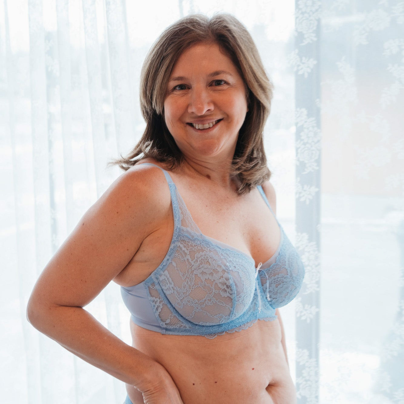 Minx Balconette Bra - Blue Moon -